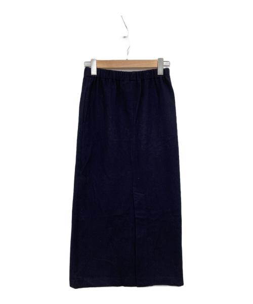 COMME des GARCONS（コムデギャルソン）COMME des GARCONS (コムデギャルソン) ウールスカート ネイビー サイズ:Sの古着・服飾アイテム