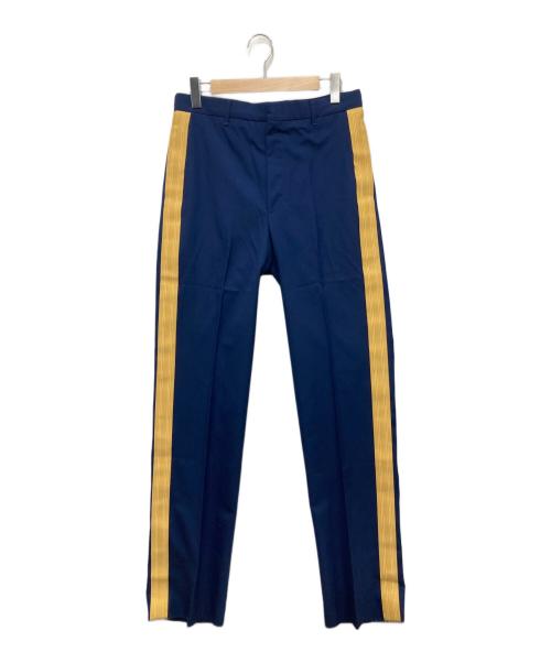 US ARMY（ユーエスアーミー）US ARMY (ユーエスアーミー) サイドラインパンツ ブルー サイズ:83.5cm (W33)の古着・服飾アイテム