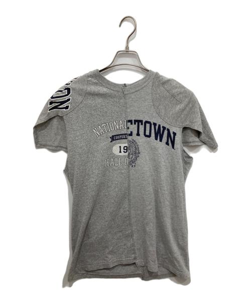 77circa（ナナナナサーカ）77circa (ナナナナサーカ) リメイクTシャツ グレー サイズ:記載なしの古着・服飾アイテム