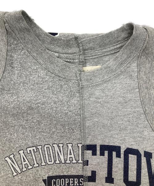 77circa（ナナナナサーカ）77circa (ナナナナサーカ) リメイクTシャツ グレー サイズ:記載なしの古着・服飾アイテム