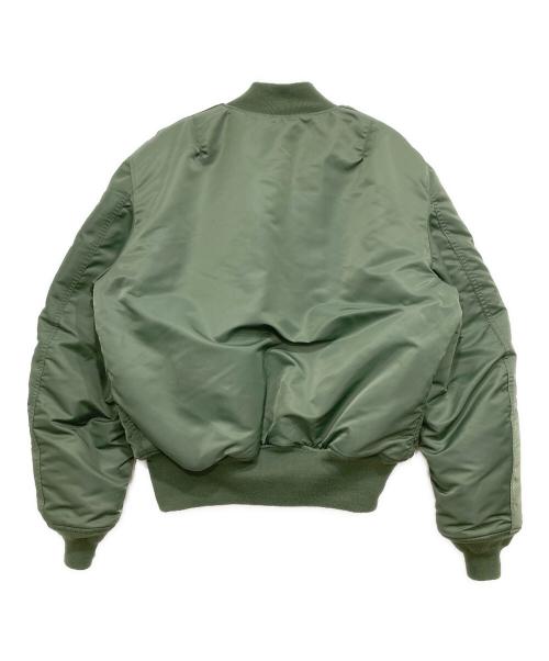 valley apparel l.l.c.（バレー アパレル）valley apparel L.L.C. (バレー アパレル) リバーシブルMA-1ジャケット オリーブ サイズ:Mの古着・服飾アイテム