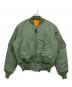 valley apparel L.L.C.（バレー アパレル）の古着「リバーシブルMA-1ジャケット」｜オリーブ