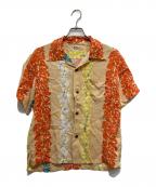 Sun Surfサンサーフ）の古着「アロハシャツ」｜オレンジ