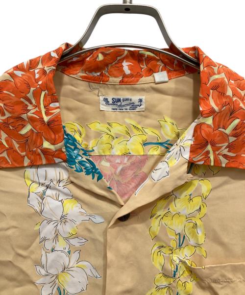 Sun Surf（サンサーフ）Sun Surf (サンサーフ) アロハシャツ オレンジ サイズ:Mの古着・服飾アイテム