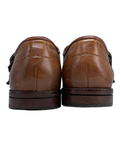 COLE HAAN（コールハーン）COLE HAAN (コールハーン) ダブルモンクレザーシューズ ブラウン サイズ:8 (26cms相当)の古着・服飾アイテム