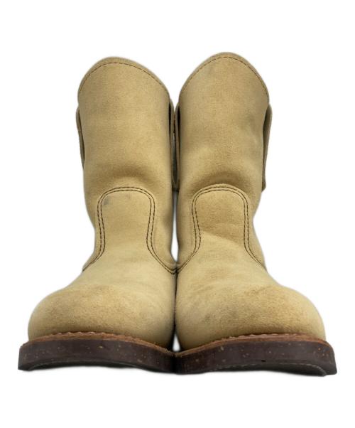 RED WING（レッドウィング）RED WING (レッドウィング) ペコスブーツ ベージュ サイズ:US8(26cm相当)の古着・服飾アイテム