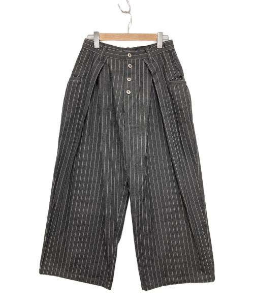 WISH FOREVER（ウィッシュフォーエバー）WISH FOREVER (ウィッシュフォーエバー) アソートクロスタックバギーパンツ グレー サイズ:Mの古着・服飾アイテム