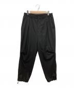 altaredオルタード）の古着「ウールトラックパンツ」｜ブラック