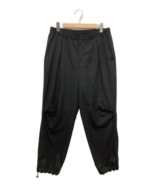 altared（オルタード）altared (オルタード) ウールトラックパンツ ブラック サイズ:Lの古着・服飾アイテム
