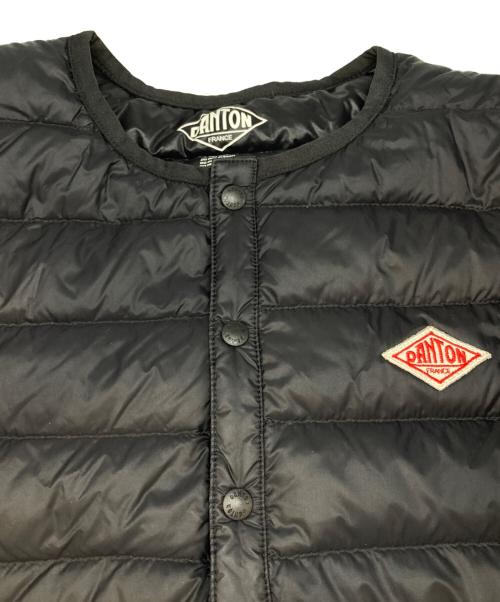 DANTON（ダントン）DANTON (ダントン) Crew Neck Inner Down Jacket ブラック サイズ:34 (XS)の古着・服飾アイテム
