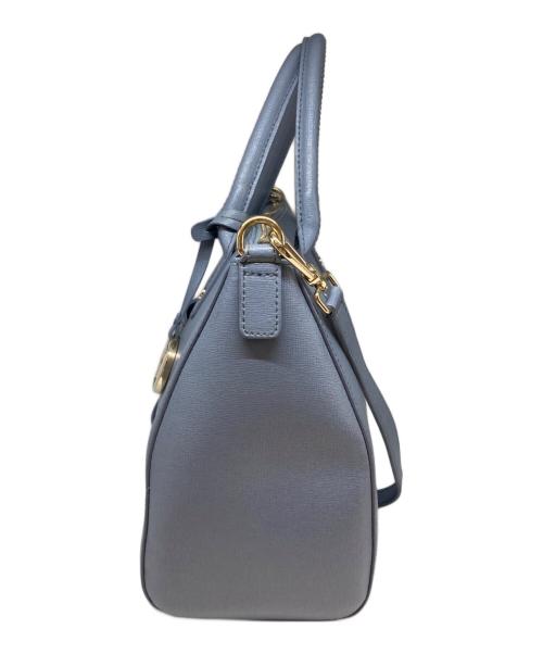 FURLA（フルラ）FURLA (フルラ) 2WAYレザーバッグ スカイブルーの古着・服飾アイテム