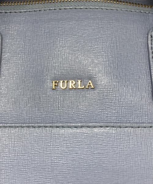 FURLA（フルラ）FURLA (フルラ) 2WAYレザーバッグ スカイブルーの古着・服飾アイテム
