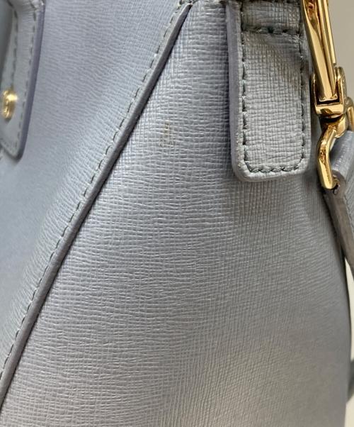 FURLA（フルラ）FURLA (フルラ) 2WAYレザーバッグ スカイブルーの古着・服飾アイテム