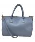 FURLA (フルラ) 2WAYレザーバッグ スカイブルー：5000円