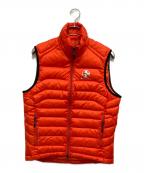 RLX RALPH LAURENアールエルエックスラルフローレン）の古着「ダウンベスト」｜オレンジ