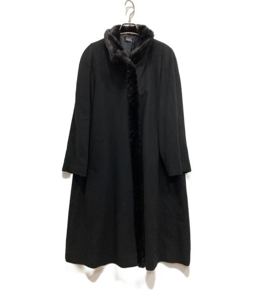 Angelica（アンジェリカ）ANGELICA (アンジェリカ) ミンクファーコート ブラック サイズ:9の古着・服飾アイテム