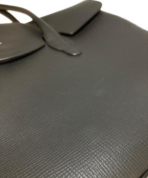 FARO（ファーロ）FARO (ファーロ) カーフフラップトートバッグ ブラックの古着・服飾アイテム