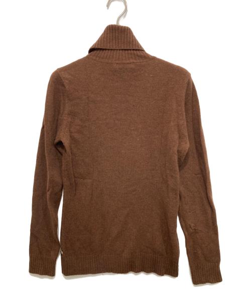 Hysteric Glamour（ヒステリックグラマー）Hysteric Glamour (ヒステリックグラマー) ガールズプリントタートルネックニット ブラウン サイズ:Fの古着・服飾アイテム