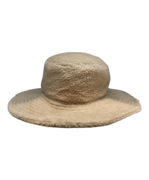 New Era（ニューエラ）New Era (ニューエラ) N°21 (ヌメロヴェントゥーノ) ロゴボアハット ベージュ 未使用品の古着・服飾アイテム