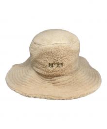 New Era×N°21（ニューエラ×ヌメロヴェントゥーノ）の古着「ロゴボアハット」｜ベージュ