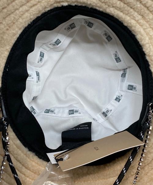 New Era（ニューエラ）New Era (ニューエラ) N°21 (ヌメロヴェントゥーノ) ロゴボアハット ベージュ 未使用品の古着・服飾アイテム