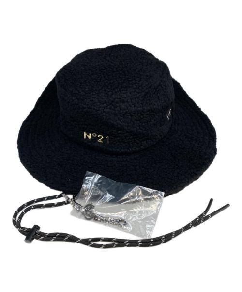 New Era（ニューエラ）New Era (ニューエラ) N°21 (ヌメロヴェントゥーノ) ロゴボアハット ブラック 未使用品の古着・服飾アイテム