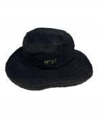 New Era×N°21ニューエラ×ヌメロヴェントゥーノ）の古着「ロゴボアハット」｜ブラック
