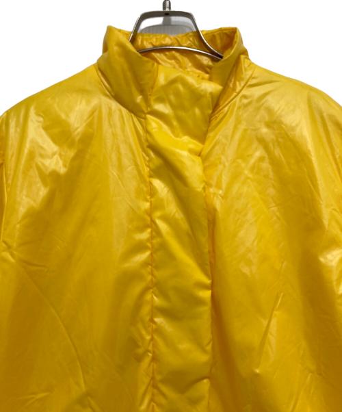 AALTO（アールト）AALTO (アールト) COAT WITH DRAPED HOOD 2WAY中綿コート イエロー サイズ:40の古着・服飾アイテム