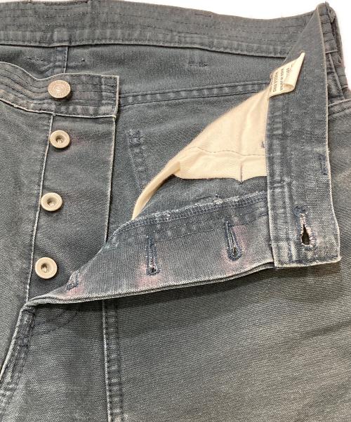 SASSAFRAS（ササフラス）SASSAFRAS (ササフラス) ベイカーパンツ ブルー サイズ:Lの古着・服飾アイテム