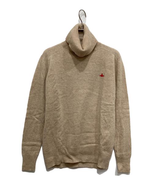 Vivienne Westwood RED LABEL（ヴィヴィアンウエストウッドレッドレーベル）Vivienne Westwood RED LABEL (ヴィヴィアンウエストウッドレッドレーベル) タートルネックニット ベージュ サイズ:2の古着・服飾アイテム