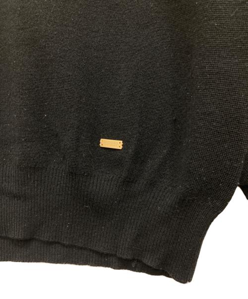 BLUE LABEL CRESTBRIDGE（ブルーレーベルクレストブリッジ）BLUE LABEL CRESTBRIDGE (ブルーレーベルクレストブリッジ) タートルネックニット ブラック サイズ:38の古着・服飾アイテム