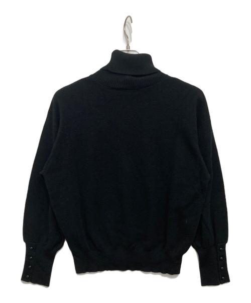 BLUE LABEL CRESTBRIDGE（ブルーレーベルクレストブリッジ）BLUE LABEL CRESTBRIDGE (ブルーレーベルクレストブリッジ) タートルネックニット ブラック サイズ:38の古着・服飾アイテム