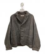 ICHI Antiquitesイチアンティークス）の古着「ヘリンボーンウールジャケット」｜グレー