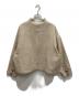tumugu (ツムグ) リサイクルウールシルクツイードジャケット ベージュ サイズ:F：11000円