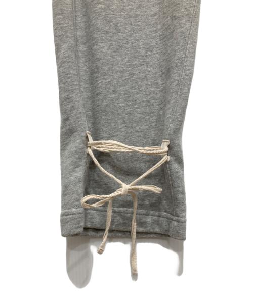 BEAMS BOY（ビームスボーイ）BEAMS BOY (ビームスボーイ) ヘム アレンジ スウェット パンツ グレー サイズ:Fの古着・服飾アイテム
