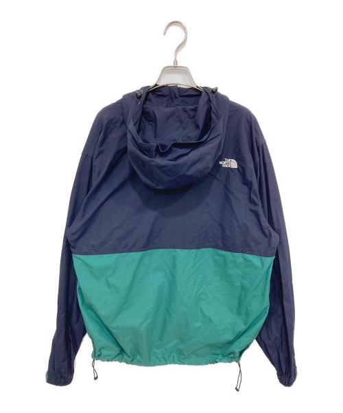 THE NORTH FACE（ザ ノース フェイス）THE NORTH FACE (ザ ノース フェイス) コンパクトジャケット ネイビー×グリーン サイズ:XLの古着・服飾アイテム