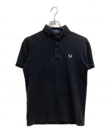 FRED PERRY（フレッドペリー）の古着「ロゴ刺繍ポロシャツ」｜ブラック