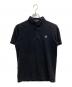 FRED PERRY（フレッドペリー）の古着「ロゴ刺繍ポロシャツ」｜ブラック