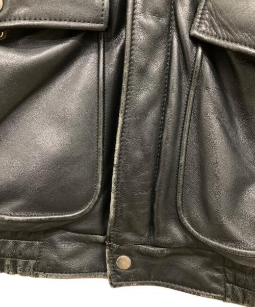 HARLEY-DAVIDSON（ハーレーダビッドソン）HARLEY-DAVIDSON (ハーレーダビッドソン) レザージャケット ブラック サイズ:40の古着・服飾アイテム