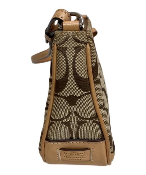 COACH（コーチ）COACH (コーチ) ハンドバッグ ベージュの古着・服飾アイテム