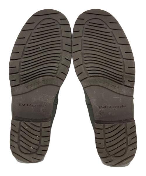 emu（エミュー）emu (エミュー) サイドゴアムートンブーツ グレー サイズ:23.5cmの古着・服飾アイテム