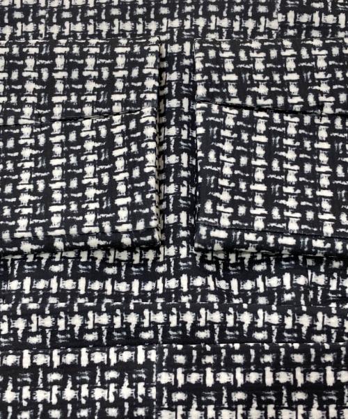 NOLLEY'S（ノーリーズ）NOLLEY'S (ノーリーズ) ツイード見えワンピース グレー サイズ:S 未使用品の古着・服飾アイテム