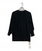 ADOREアドーア）の古着「クリアストレッチニット」｜ブラック