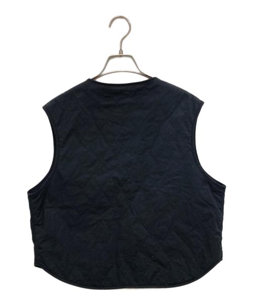 ORCIVAL（オーシバル）ORCIVAL (オーシバル) 中綿カラーレスベスト ブラック サイズ:Mの古着・服飾アイテム