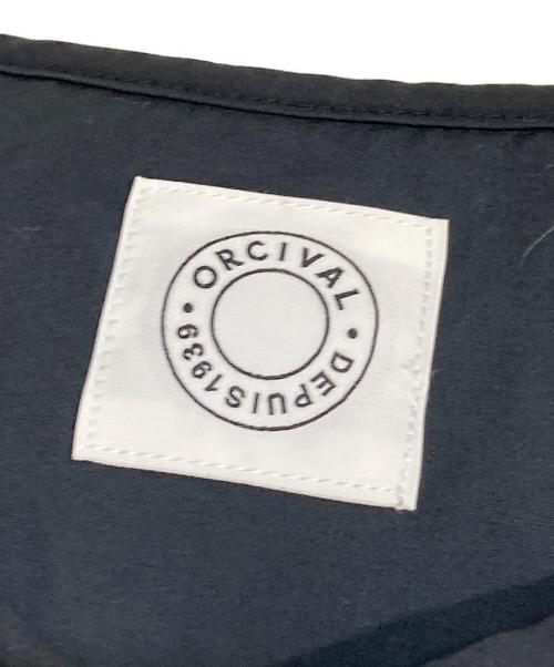 ORCIVAL（オーシバル）ORCIVAL (オーシバル) 中綿カラーレスベスト ブラック サイズ:Mの古着・服飾アイテム