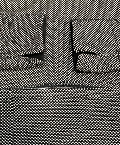 HIROKO BIS（ヒロコビス）HIROKO BIS (ヒロコビス) バーズアイジャカードワンピース ブラック サイズ:Lの古着・服飾アイテム