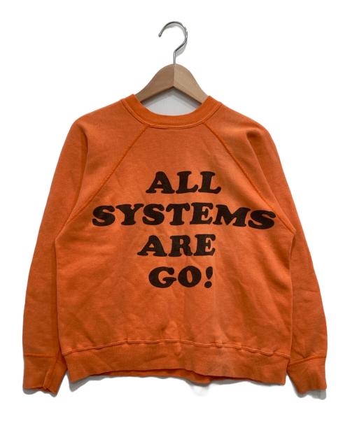 mayo SPRUCE（メイヨー スプルース）mayo SPRUCE (メイヨー スプルース) ヴィンテージスウェット オレンジ サイズ:Mの古着・服飾アイテム