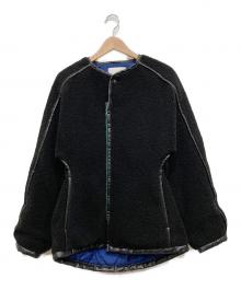 UN3D.（アンスリード）の古着「ボアパイピングブルゾン」｜ブラック