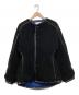 UN3D.（アンスリード）の古着「ボアパイピングブルゾン」｜ブラック