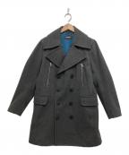 DIESELディーゼル）の古着「ダブルブレストコート」｜グレー